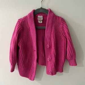 Hanna Andersson 3T Pink Cardigan